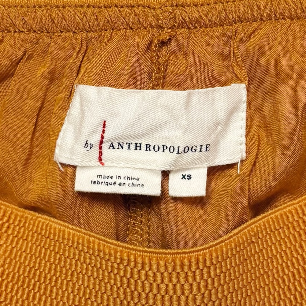 Anthropologie The Cheri Ruffled Tulle‎ Midi Skirt in Orange - Picture 7 of 8